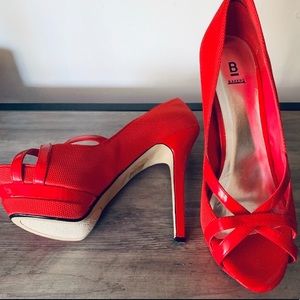 BAKERS Red Stiletto Pumps